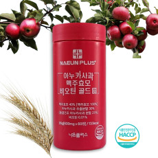 나은플러스 아누카사과 맥주효모 비오틴 골드 600mg X 60정