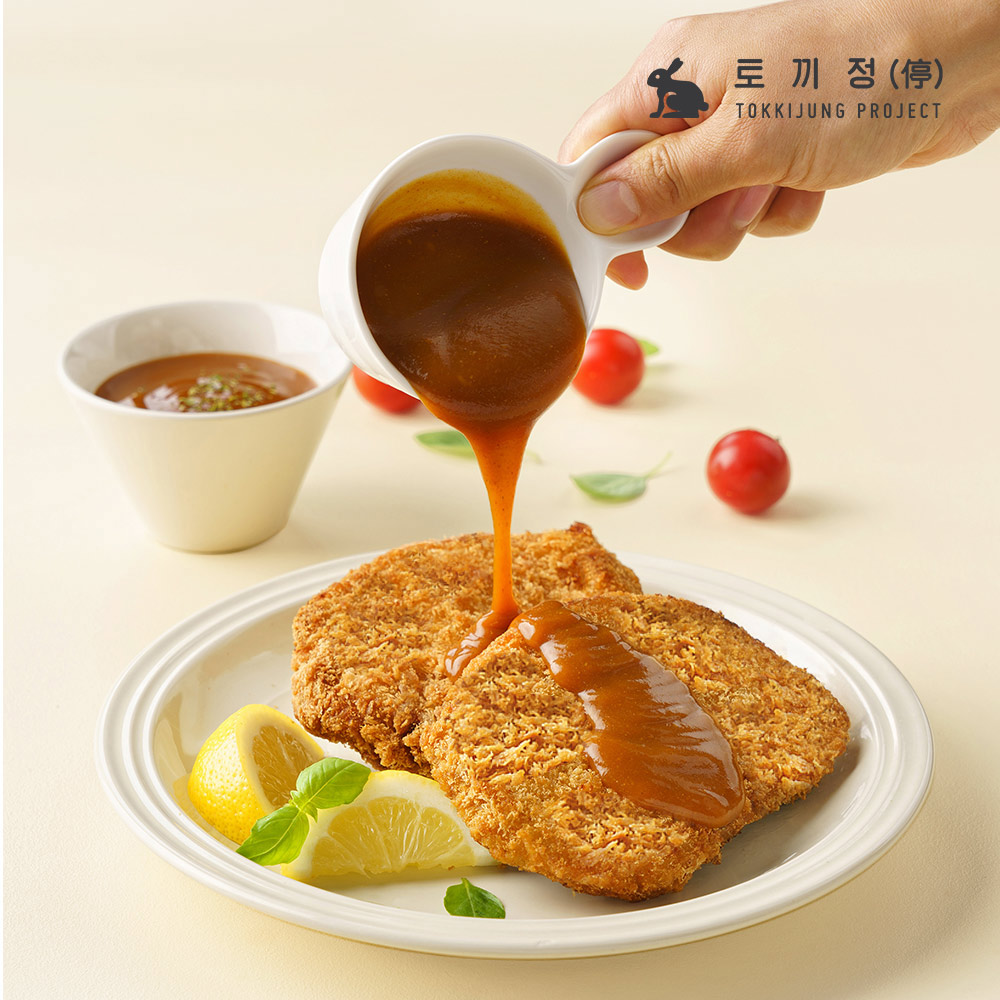 토끼정 통등심가츠 3개 + 통모짜 치즈 가츠 3개 + 카레 돈가츠소스1개